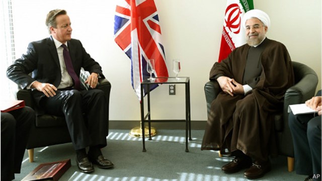 روحانی در نیویورک؛ دیدار سران ایران و بریتانیا پس از ۳۵ سال