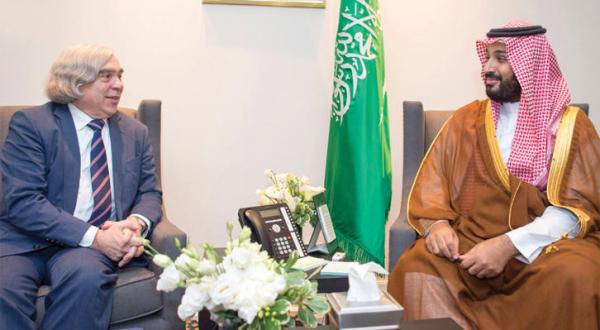 محمد بن سلمان با وزیر انرژی آمریکا موضع گیری نفت در بازارهای جهان بررسی می کند