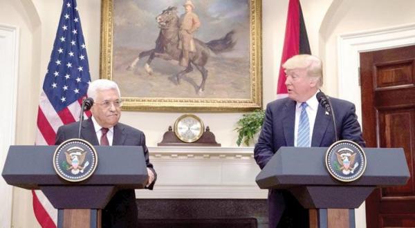 دونالد ترامپ و محمود عباس