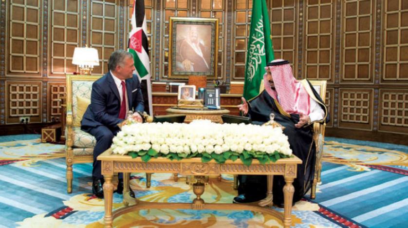 خادم حرمین شریفین پادشاه اردن و نائب رئیس امارات را به حضور پذیرفت