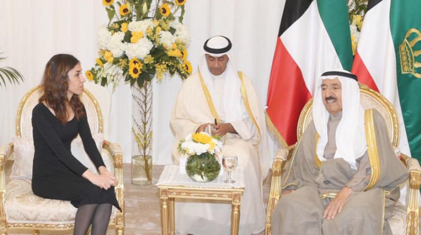 میزبانی امیر کویت از نادیا مراد برنده عراقی جایزه صلح نوبل