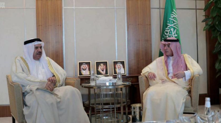 وزیر خارجه سعودی با دبیرکل شورای همکاری خلیج و نماینده بریتانیا دیدار کرد