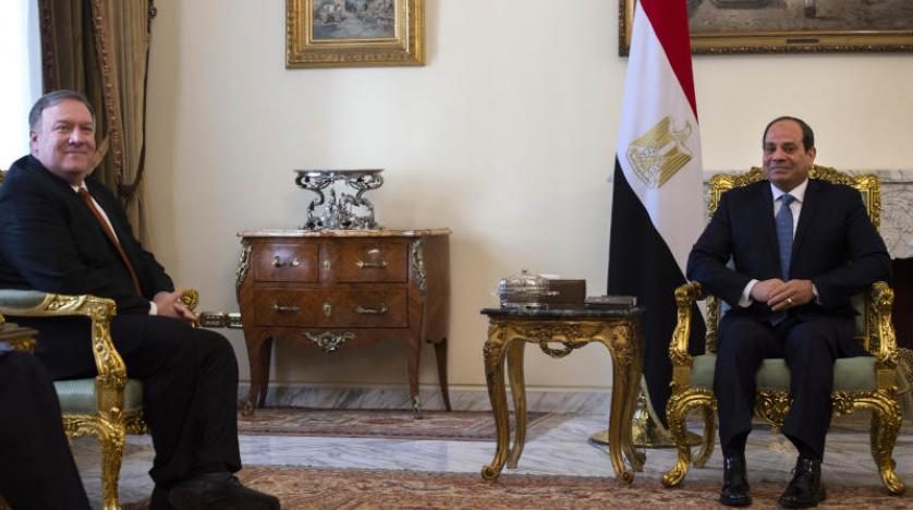 پمپئو در قاهره: مصمم به تقویت همکاری با منطقه برای ریشه کن کردن تروریسم هستیم
